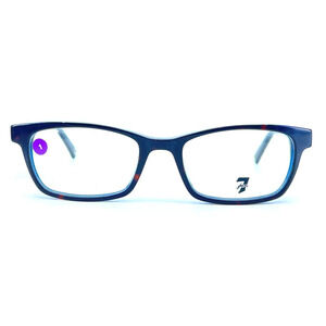 7 FOR ALL MANKIND SEQUOIA BLACK NAVY EYEGLASSES FRAMES 52-19-140